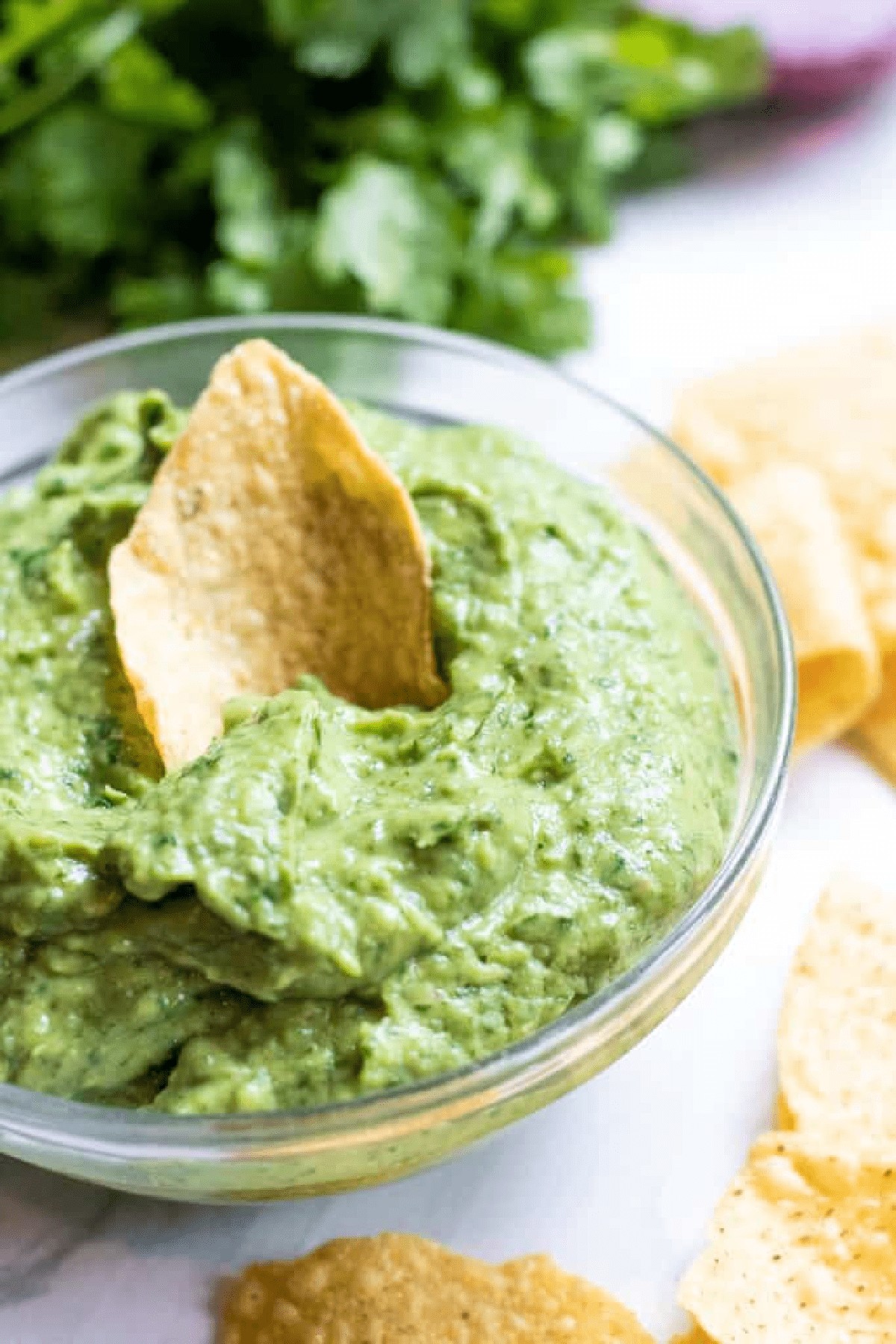 Fresh Spinach Guacamole - Served From Scratch